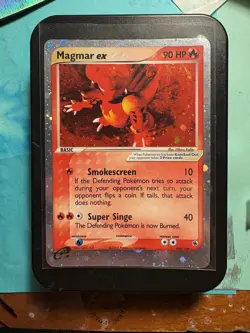 Magmar ex 100/109 Ruby and Sapphire Holo Pokemon - Image 1
