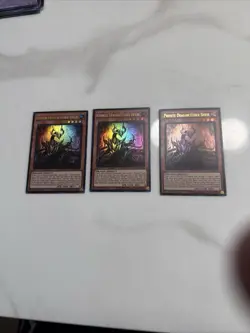 Yu-Gi-Oh! 3x Primite Dragon Ether Beryl RA05-EN033 Ultra Rare NM - Image 1