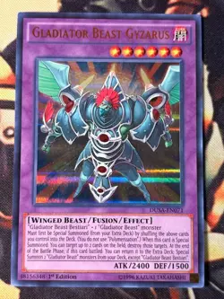 Yugioh: Gladiator Beast Gyzarus - DUSA-EN071 - Ultra Rare - 1st Edition - NM - Image 1