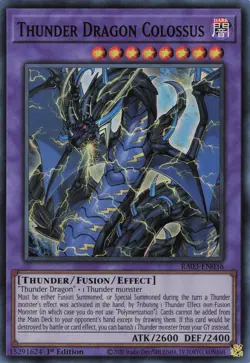 Yugioh RA03-EN036 - Thunder Dragon Colossus - Super Rare - Image 1
