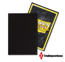♦Yu-Gi-Oh!♦ 60 Proteges Cartes/Sleeves SMALL Dragon Shield Matte - Black (Noir) - Image 2