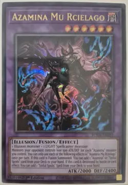 YuGiOh Azamina Mu Rcielago Ultra Rare 1st Edition ROTA-EN031 - Image 1