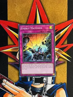 RA01-EN074 Evenly Matched Super Rare 1st Edition NM Yugioh - Image 1