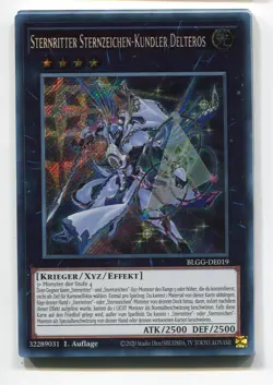 Yu-Gi-Oh! Sternritter Sternzeichen Kundler Delteros Secret Rare BLGG-DE019 - Image 1