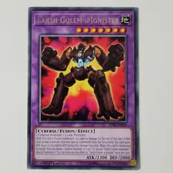 Earth Golem @Ignister - IGAS-EN041 - NM/VLP - Rare - 1st ed - Yugioh - Image 1