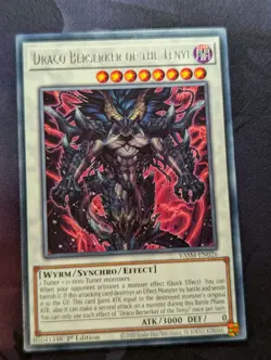 Draco Berserker of the Tenyi VASM-EN026 Rare YuGiOh TCG Card NM - Image 1