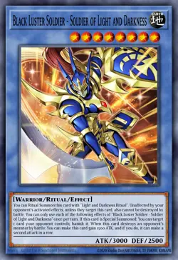 Yugioh CORI-EN028 - Black Luster Soldier - Soldier of Light and Darkness (Extend - Image 1