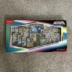 Pokemon Prismatic Evolutions Lucario Ex Tyranitar Ex Premium Collection Lot of 3 - Image 3