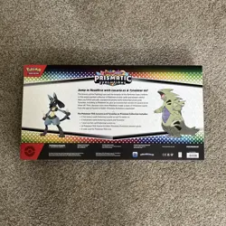 Pokemon Prismatic Evolutions Lucario Ex Tyranitar Ex Premium Collection Lot of 3 - Image 4