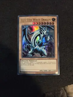 Near Mint Yugioh Blue-Eyes White Dragon (Version 1) LCKC-EN001 Unlimited - Image 1