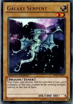 Yugioh Galaxy Serpent () JOTL-ENSP1 Limited Edition Ultra Rare NM - Image 1