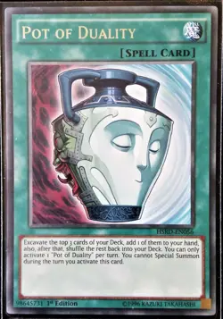 YuGiOh Pot of Duality Rare 1st Edition KICO-EN054 NM - Image 1