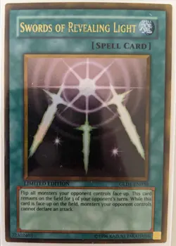 YuGiOh Swords of Revealing Light Gold Rare GLD1-EN030 - Image 1