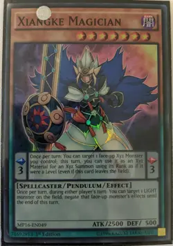 YuGiOh Xiangke Magician Super Rare 1st Edition MP16-EN049/CORE-EN003 NM - Image 1