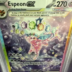 2025 POKEMON PRE EN-PRISMATIC EVOLUTIONS #155 ESPEON EX PSA 10 - Image 5