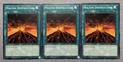 Molten Destruction SRL-EN098 (x3) Common Unlimited Edition NM - Image 1