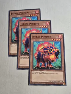 Yu-Gi-Oh! - Jurrac Protops 3X - Complete Playset - Near Mint - SGX2-ENC05 - Image 1