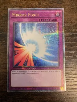 🔥Yugioh Mirror Force (Quarter Century Secret Rare) RA03-EN093 MINT 1st🔥 - Image 1