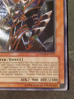 Yugioh Arcanite Magician/Assault Mode CRMS-EN021 Ultimate Rare LP - Image 4