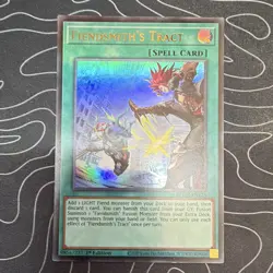 Yu-Gi-Oh! Glorious Gallery Fiendsmith's Tract Foil Spell Card 1st Ed - English - Image 1