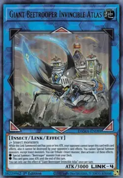 Yugioh! MP Giant Beetrooper Invincible Atlas - DAMA-EN089 - Ultra Rare - 1st Edi - Image 1