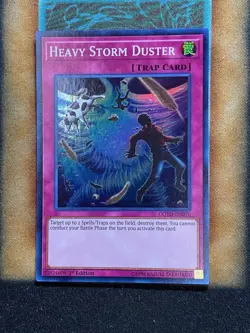 Yugioh Heavy Storm Duster COTD-EN076 Super Rare 1st Ed LP - Image 1