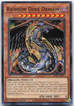 Rainbow Dark Dragon SDSA-EN010 Structure Deck: Sacred Beasts Yu-Gi-Oh - Image 1