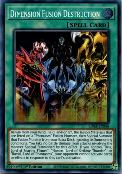 Dimension Fusion Destruction SDSA-EN046 Structure Deck: Yu-Gi-Oh 1st Edition LP - Image 1