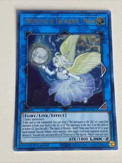 Yugioh Protector of the Agents Moon x 3 - 1st Edition Ultra Rare NM Free Holo B - Image 3