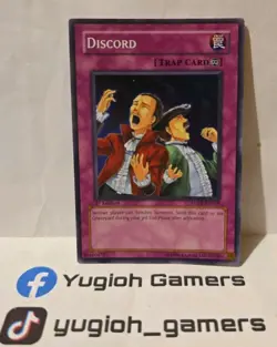 YUGIOH DISCORD ANPR 1ST EDITION SUPER PLAYED BIG BEND - Image 1