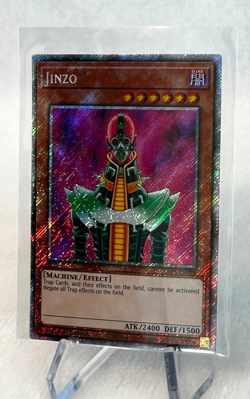 Konami Yu-Gi-Oh! Jinzo RA03-EN099 Platinum Secret Rare Foil 1st Edition - Image 3