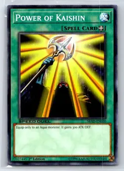 Power of Kaishin SBAD-EN030 Speed Duel: Attack from the Deep Yu-Gi-Oh LP - Image 1