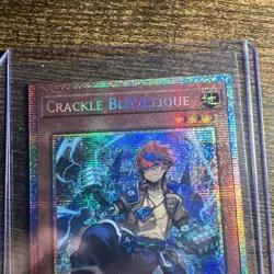 Yu-Gi-Oh! Chaos Origins 1st E CORI-EN012 Crackle Blitzclique Starlight Rare - Image 3