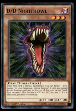 D/D Nighthowl Structure Deck: Pendulum Domination SDPD-EN009 Yugioh LP - Image 1