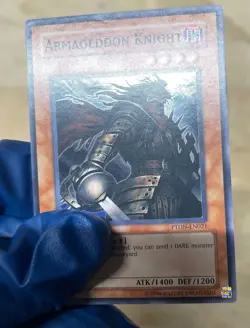 LP Armageddon Knight PTDN-EN021 Phantom Darkness 1st Edition - Image 3