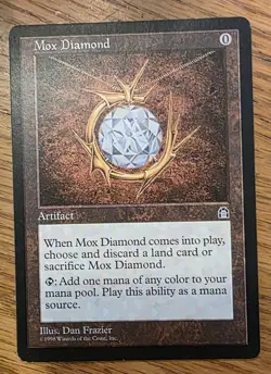 NM Magic the Gathering Mox Diamond Stronghold Near Mint MTG - Image 1