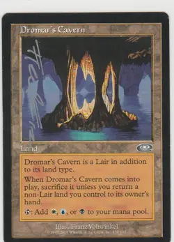 Magic the Gathering ~ Dromar's Cavern ~ LP ~ Planeshift ~ Signed by Artist 2 - Image 1