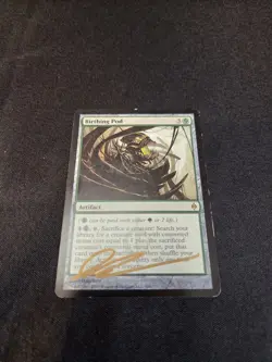 MTG Birthing Pod - New Phyrexia - Gold Signed by Daarken - MP - Image 5