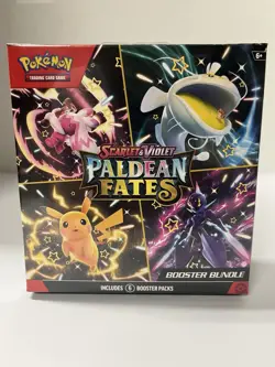 Pokemon TCG Scarlet And Violet Series Paldean Fates Booster Bundle Box Sealed - Image 1