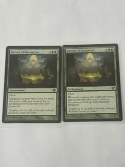 MTG Dictate of Karametra- Journey into Nyx -Regular Set Of 2 Cards Rares - Image 1