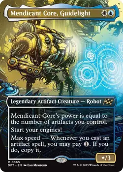 Mendicant Core, Guidelight (Borderless) Rare Aetherdrift NM Magic - Image 1