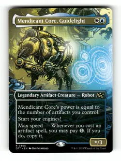 Mendicant Core, Guidelight (Borderless) Rare Aetherdrift NM Magic - Image 2