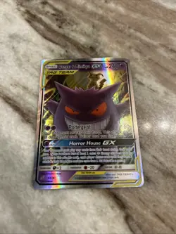 Pokemon TCG Gengar & Mimikyu GX Tag Team 53/181 Ultra Rare - Image 1