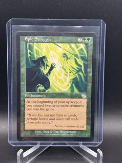 MTG Epic Struggle - Judgment Regular Rare NM - Image 1