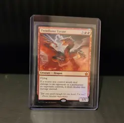 Wizards of the Coast Twinflame Tyrant Foundations Foil Holo Mythic EN #0097 - Image 1