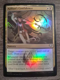 MTG Killian's Confidence FOIL (Secrets of Strixhaven) NM - Image 1