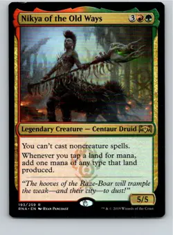 Magic the Gathering Nikya of the Old Ways Ravnica Allegiance MTG Free Shipping! - Image 1