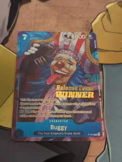 One Piece TCG Buggy Release Event Winner P-084 Promo English Foil - Image 1