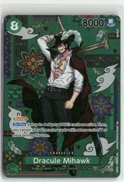 One Piece The Azure Sea's Seven #OP12-030 Dracule Mihawk - Image 1