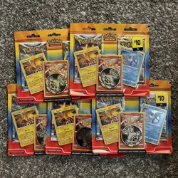 Pokemon Enhanced 2-Pack Blister Pack Articuno, Zapdos, & Moltres (Lot Of 5) - Image 1
